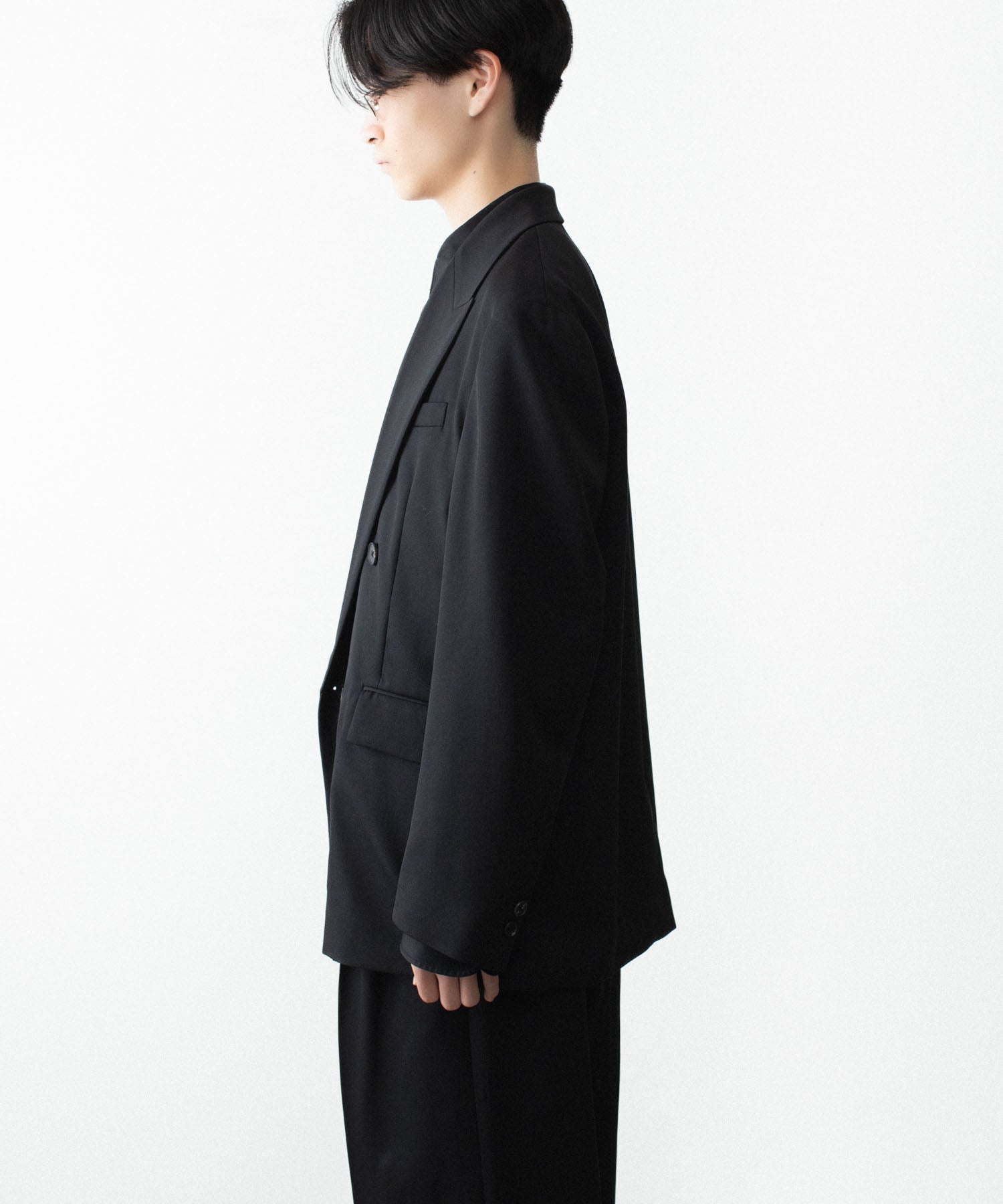 ssstein / シュタイン】DOUBLE BREASTED BLAZER - BLACK | 公式通販