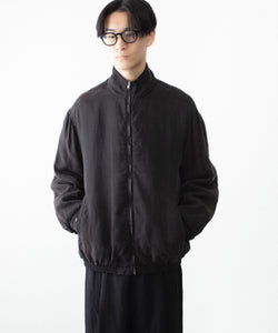ssstein / シュタイン】CUPRO FIBRIL VINTAGE ZIP JACKET - BLACK ssstein / シュタイン】CUPRO FIBRIL VINTAGE ZIP JACKET - BLACK