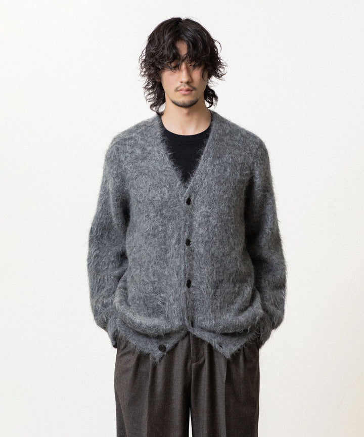 ssstein(シュタイン)の KID MOHAIR KNIT V NECK CARDIGAN - GREYの公式通販サイトsession福岡セレクトショップ