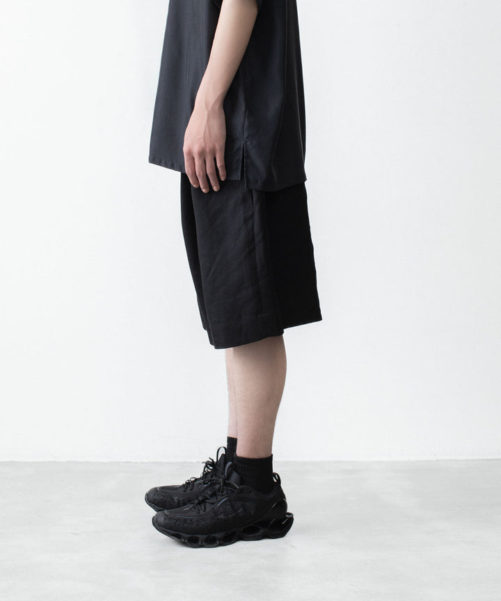 ssstein(シュタイン)のVIS/LI/RA TWILL WIDE EASY SHORT TROUSERS - BLACKの公式通販サイトsession福岡セレクトショップ