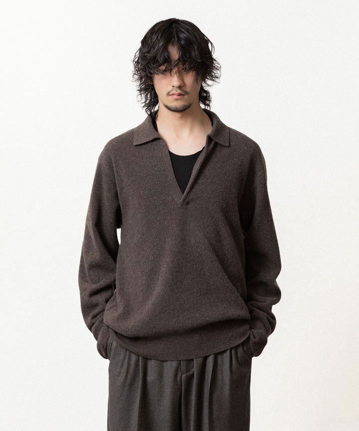 ssstein(シュタイン)のEXTRA FINE WOOL KNIT SKIPPER - MOCHAの公式通販サイトsession福岡セレクトショップ