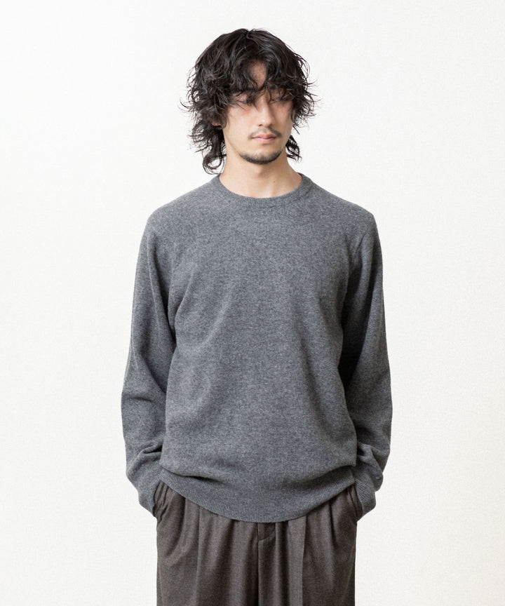 ssstein(シュタイン)のEXTRA FINE WOOL KNIT CREW NECK LS - GREYの公式通販サイトsession福岡セレクトショップ