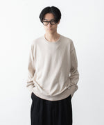 画像をギャラリービューアに読み込む, ssstein(シュタイン)のORGANIC COTTON KNIT CREW NECK LS - IVORYの公式通販サイトsession福岡セレクトショップ
