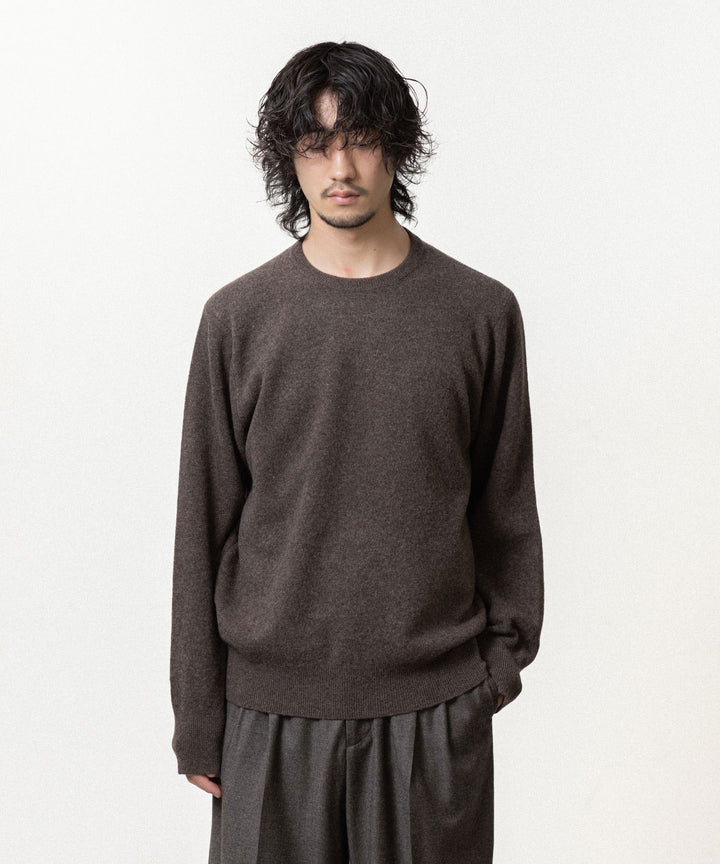 ssstein(シュタイン)のEXTRA FINE WOOL KNIT CREW NECK LS - MOCHAの公式通販サイトsession福岡セレクトショップ