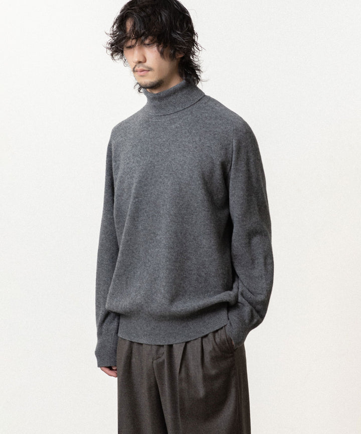ssstein(シュタイン)のEXTRA FINE WOOL KNIT TURTLE NECK LS - GREYの公式通販サイトsession福岡セレクトショップ