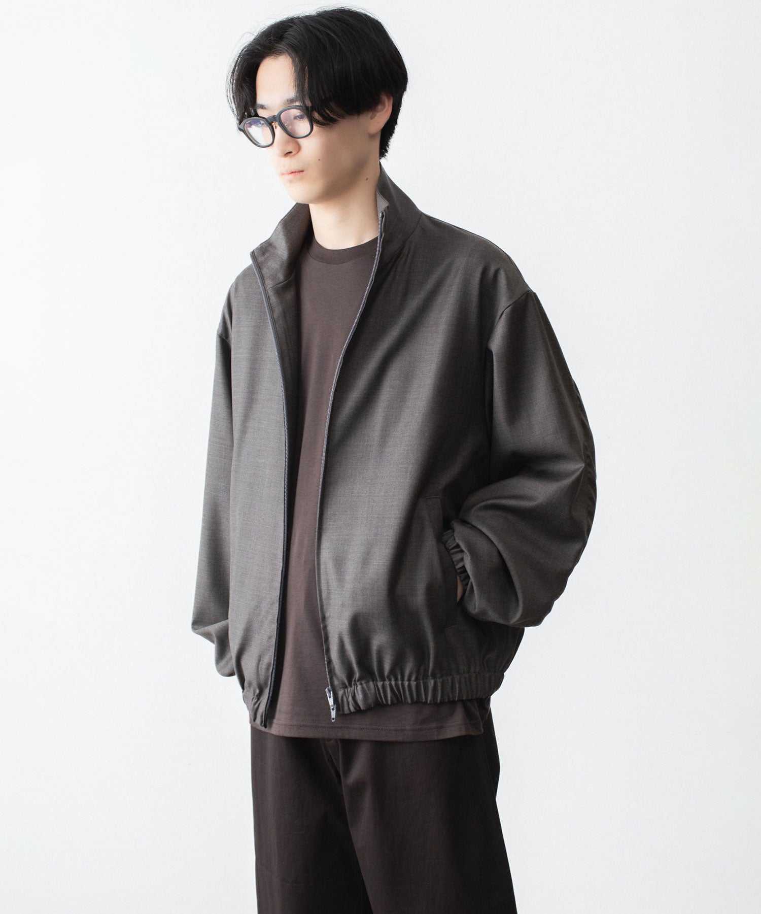 【ssstein】26ss EXTRA WOOL  ZIP JACKET ssstein / シュタイン】EXTRA FINE WOOL SHIRRED LIGHT ZIP JACKET