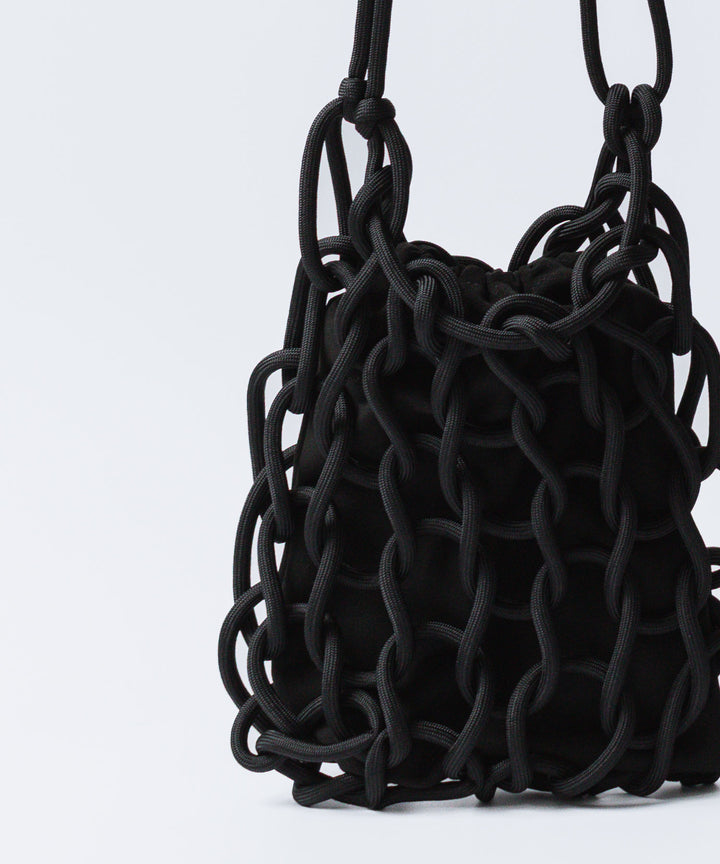 ssstein(シュタイン)のPARA CORD HAND KNIT BAG - BLACKの公式通販サイトsession福岡セレクトショップ