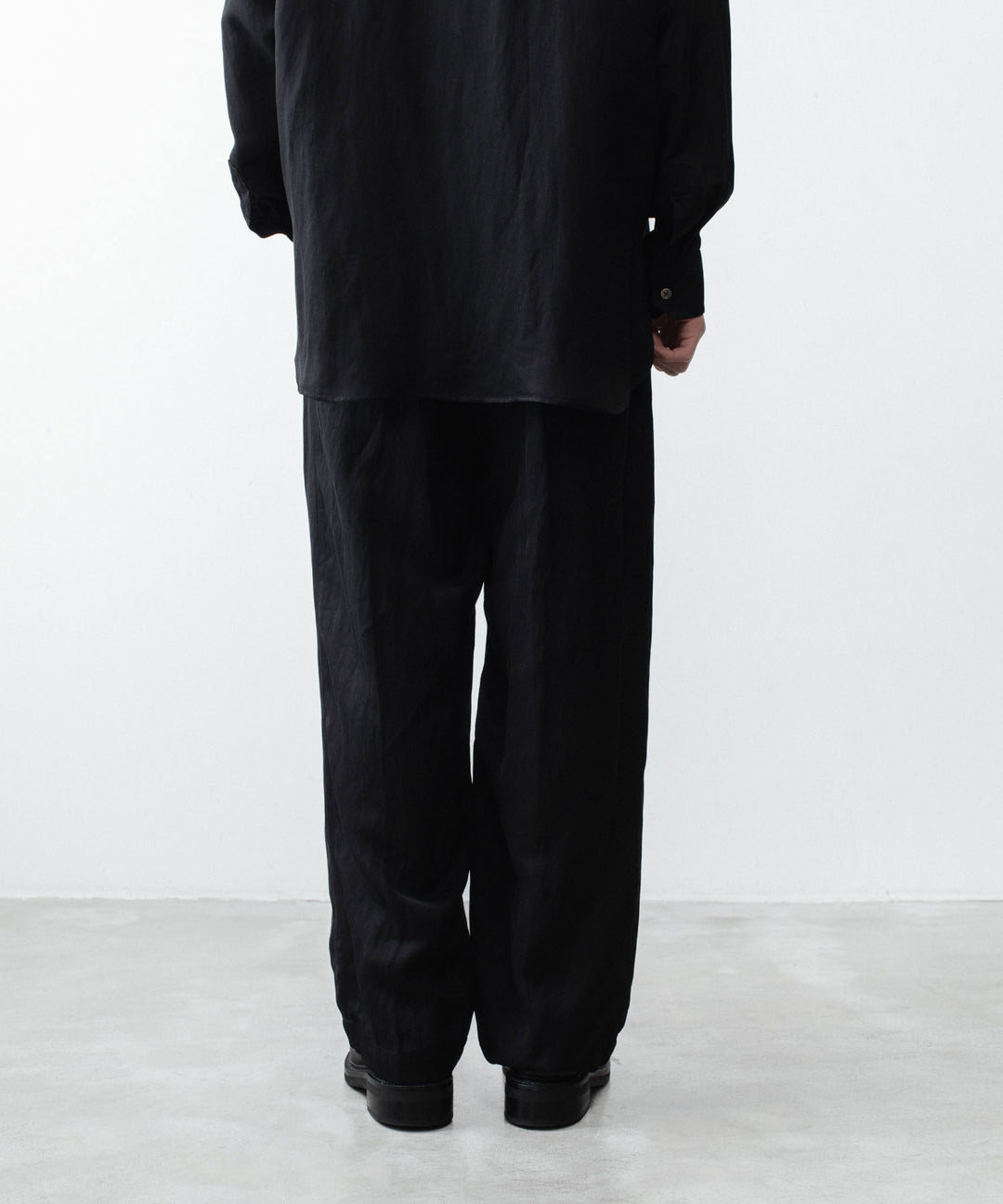 ssstein(シュタイン)のVIS/LI BRIGHT TWILL WIDE EASY TROUSERS - BLACKの公式通販サイトsession福岡セレクトショップ