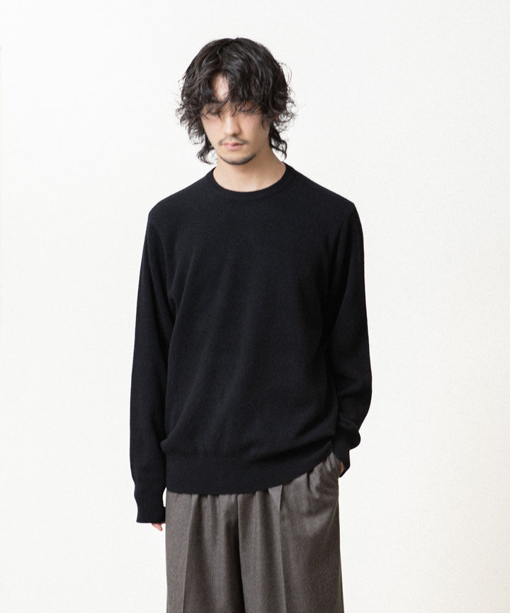 ssstein(シュタイン)のEXTRA FINE WOOL KNIT CREW NECK LS - BLACKの公式通販サイトsession福岡セレクトショップ
