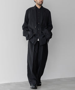 ssstein(シュタイン)の24AWコレクション SILK NYLON OVERSIZED DOWN PAT SHIRT - BLACK 公式通販サイトsession福岡セレクトショップ