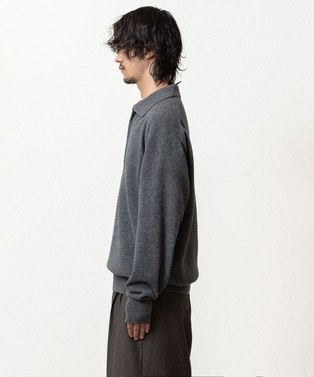 ssstein(シュタイン)のEXTRA FINE WOOL KNIT SKIPPER - GREY公式通販サイトsession福岡セレクトショップ