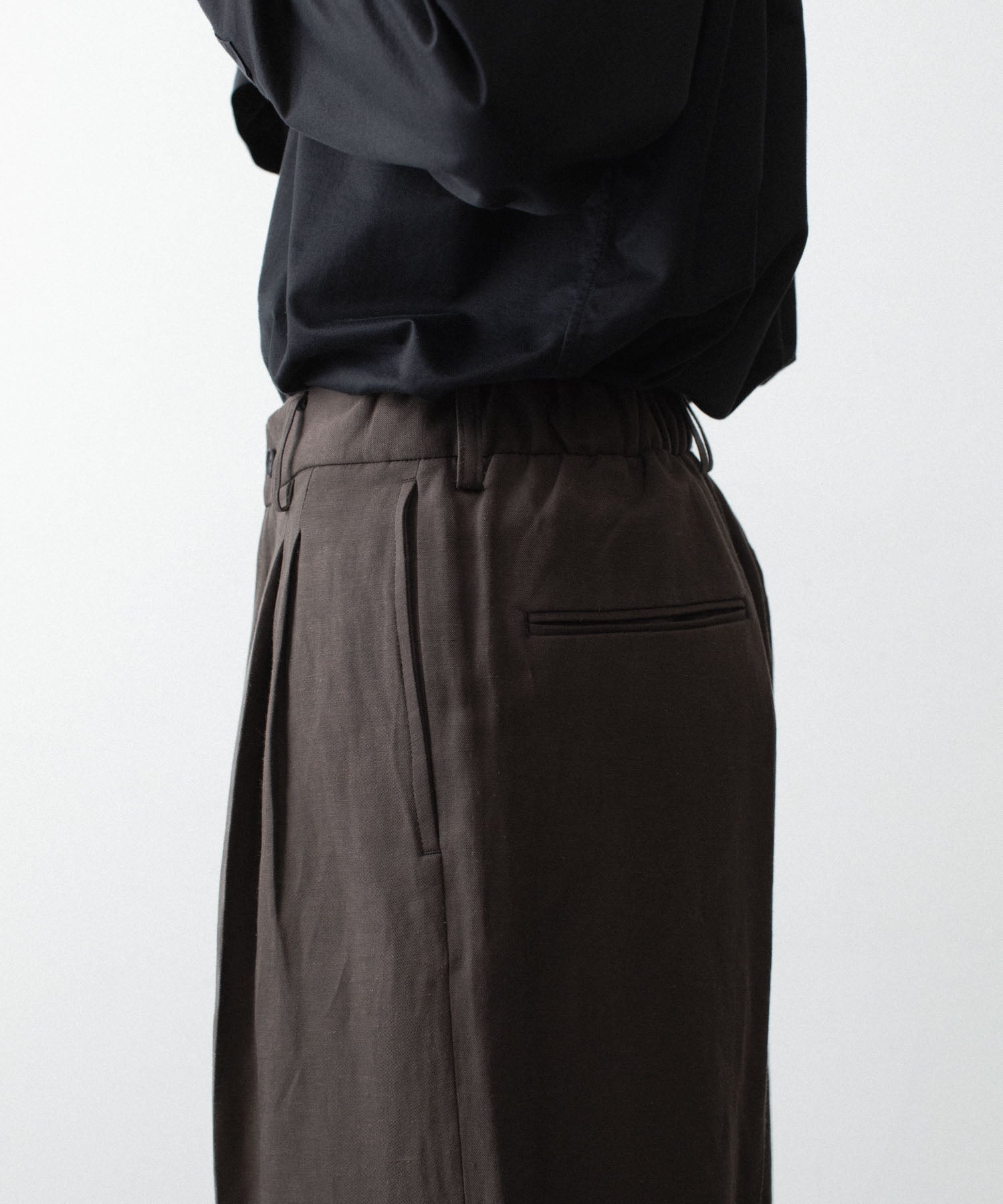 ssstein / シュタイン】VIS/LI/RA TWILL EASY LONG WIDE TROUSERS
