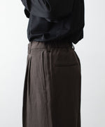 画像をギャラリービューアに読み込む, ssstein(シュタイン)のVIS/LI/RA TWILL EASY LONG WIDE TROUSERS - KHAKI BROWNの公式通販サイトsession福岡セレクトショップ
