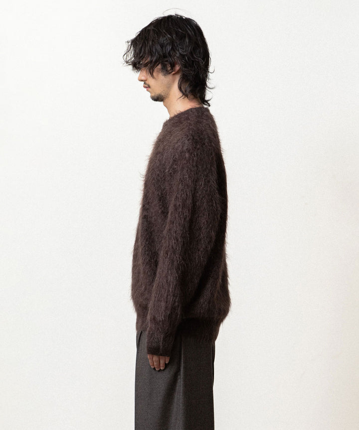 ssstein(シュタイン)の KID MOHAIR KNIT CREW NECK LS - DARK BROWNの公式通販サイトsession福岡セレクトショップ