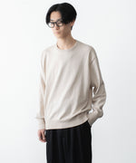 画像をギャラリービューアに読み込む, ssstein(シュタイン)のORGANIC COTTON KNIT CREW NECK LS - IVORYの公式通販サイトsession福岡セレクトショップ
