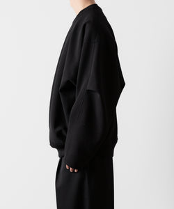 ssstein(シュタイン)のOVERSIZED DOUBLE KNIT REVERSIBLE LS - BLACK×BLACKの公式通販サイトsession福岡セレクトショップ