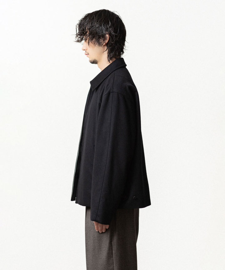ssstein(シュタイン)のWOOL CASHMERE ZIP SHORT JACKET - BLACKの公式通販サイトsession福岡セレクトショップ