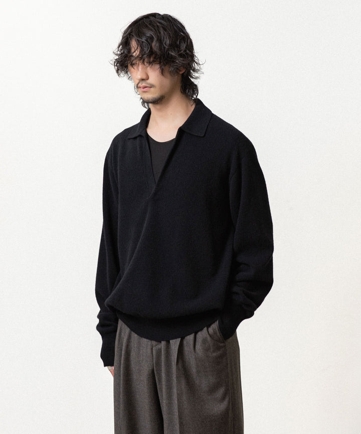 ssstein(シュタイン)のEXTRA FINE WOOL KNIT SKIPPER - BLACKの公式通販サイトsession福岡セレクトショップ
