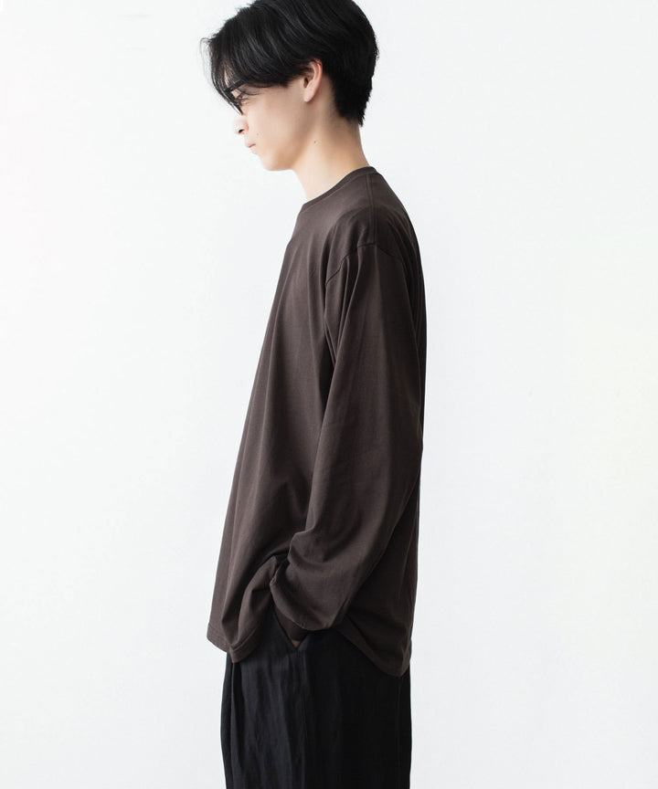 ssstein(シュタイン)のSUVIN COTTON BASIC LS TEE - DARK BROWNの公式通販サイトsession福岡セレクトショップ