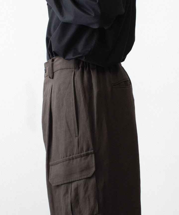 ssstein(シュタイン)のVIS/LI/RA TWILL CARGO TROUSERS - KHAKI BROWNの公式通販サイトsession福岡セレクトショップ