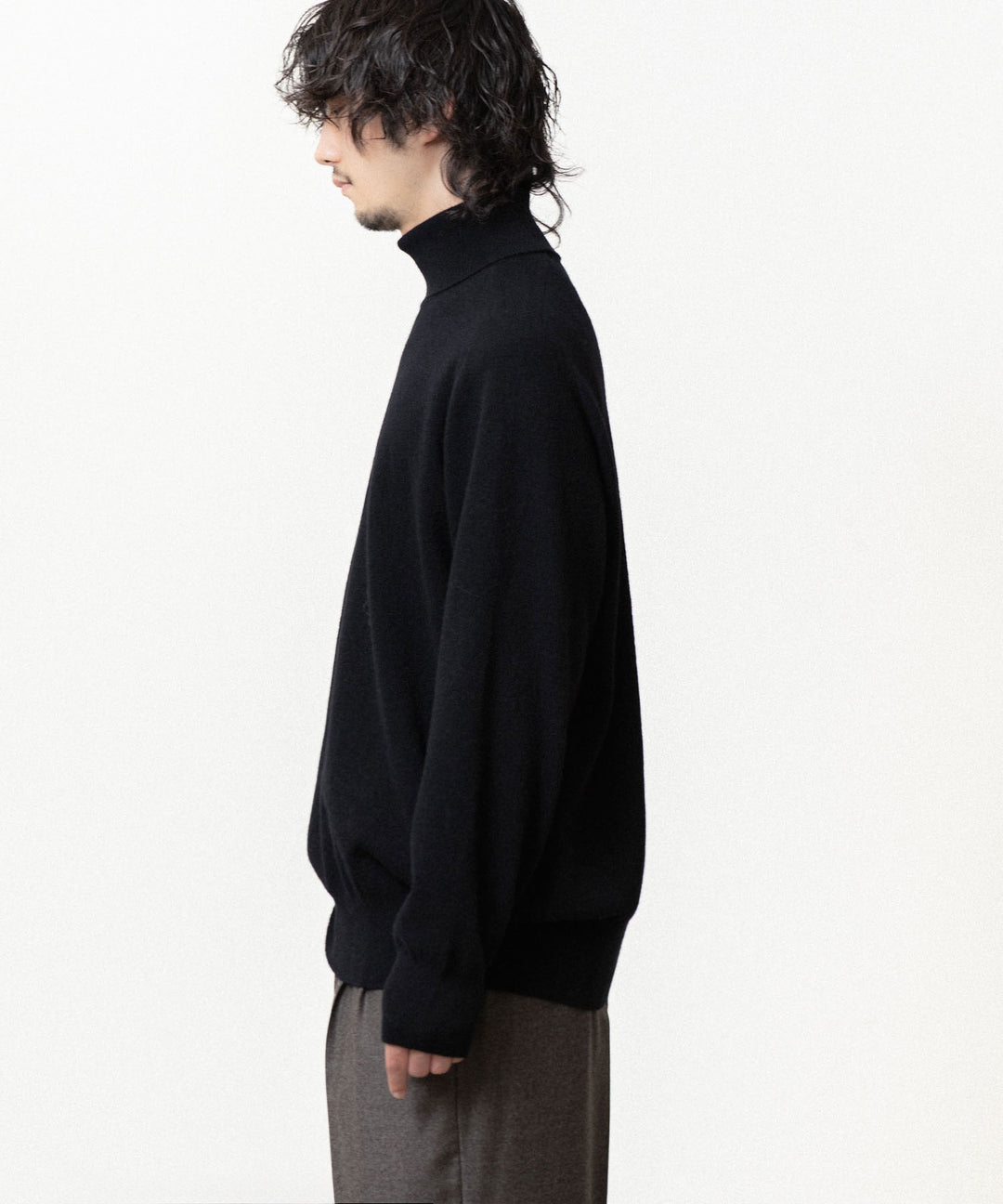 ssstein(シュタイン)のEXTRA FINE WOOL KNIT TURTLE NECK LS - BLACKの公式通販サイトsession福岡セレクトショップ