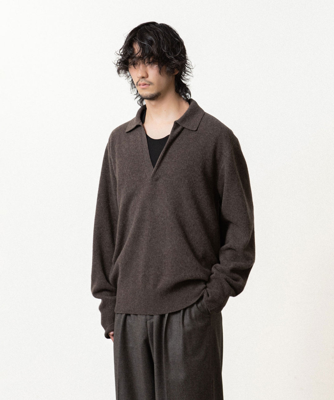 ssstein(シュタイン)のEXTRA FINE WOOL KNIT SKIPPER - MOCHAの公式通販サイトsession福岡セレクトショップ