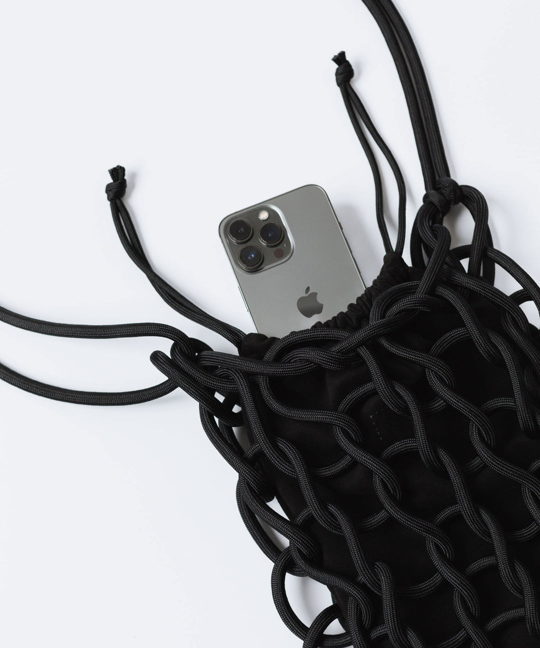 ssstein(シュタイン)のPARA CORD HAND KNIT BAG - BLACKの公式通販サイトsession福岡セレクトショップ