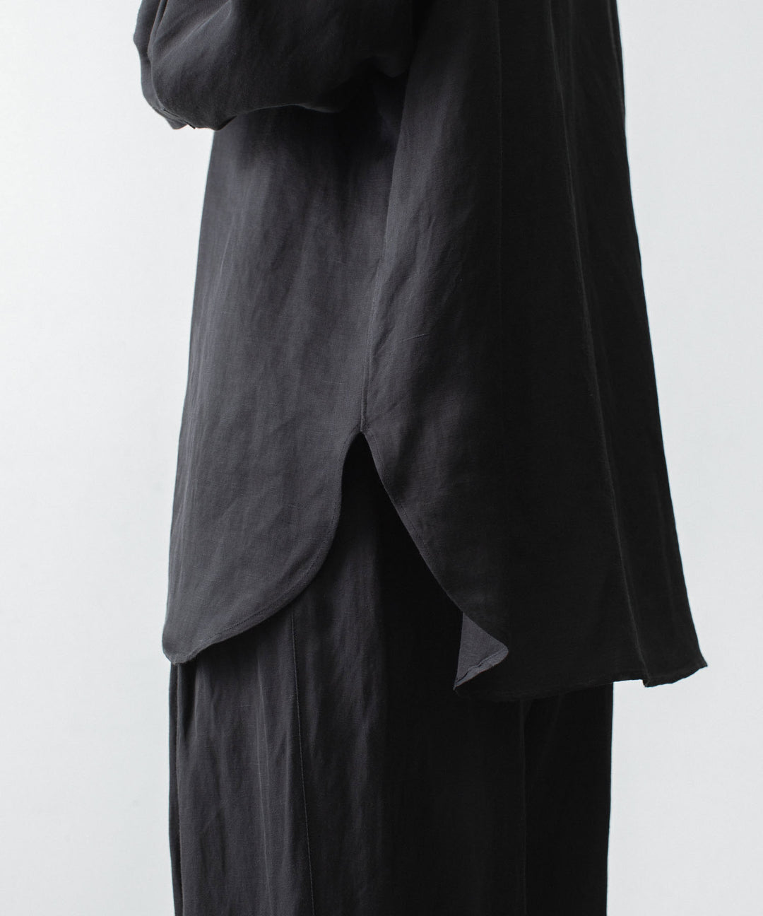 ssstein(シュタイン)のVIS/LI BRIGHT TWILL OVERSIZED LS SHIRT - DARK CHARCOALの公式通販サイトsession福岡セレクトショップ