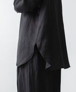 画像をギャラリービューアに読み込む, ssstein(シュタイン)のVIS/LI BRIGHT TWILL OVERSIZED LS SHIRT - DARK CHARCOALの公式通販サイトsession福岡セレクトショップ

