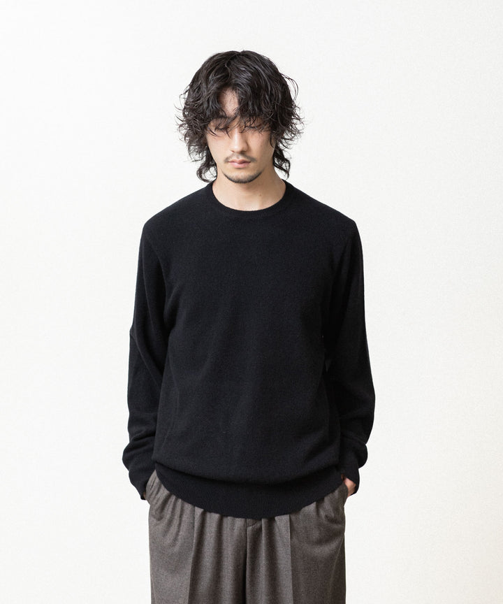 ssstein(シュタイン)のEXTRA FINE WOOL KNIT CREW NECK LS - BLACKの公式通販サイトsession福岡セレクトショップ