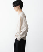 画像をギャラリービューアに読み込む, ssstein(シュタイン)のORGANIC COTTON KNIT CREW NECK LS - IVORYの公式通販サイトsession福岡セレクトショップ
