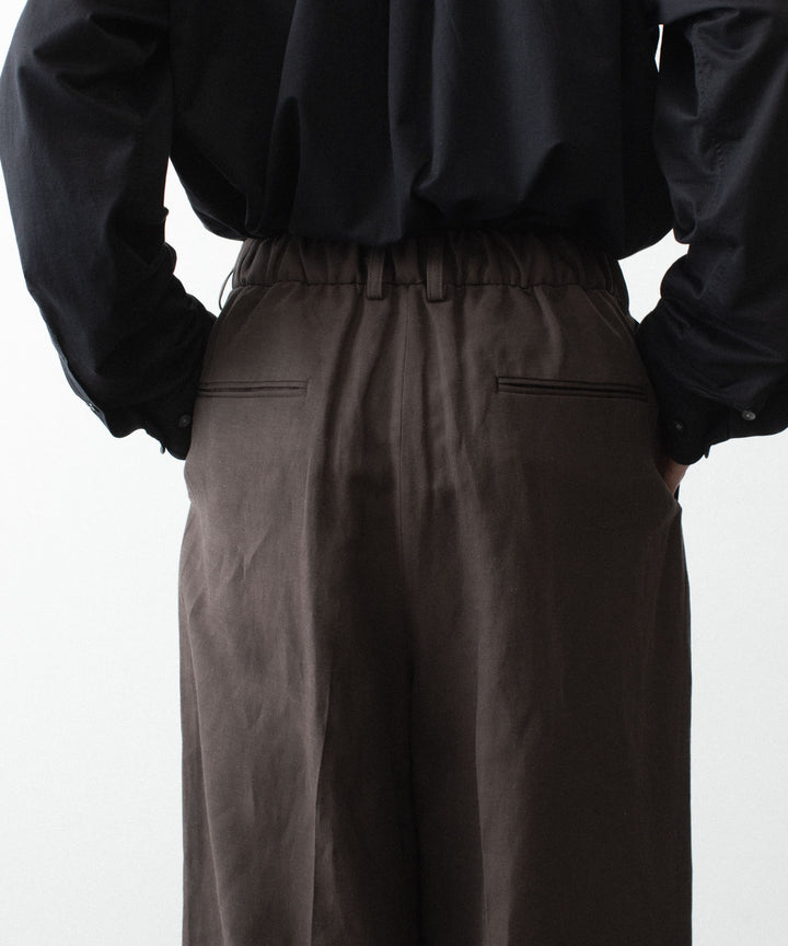 ssstein(シュタイン)のVIS/LI/RA TWILL EASY LONG WIDE TROUSERS - KHAKI BROWNの公式通販サイトsession福岡セレクトショップ