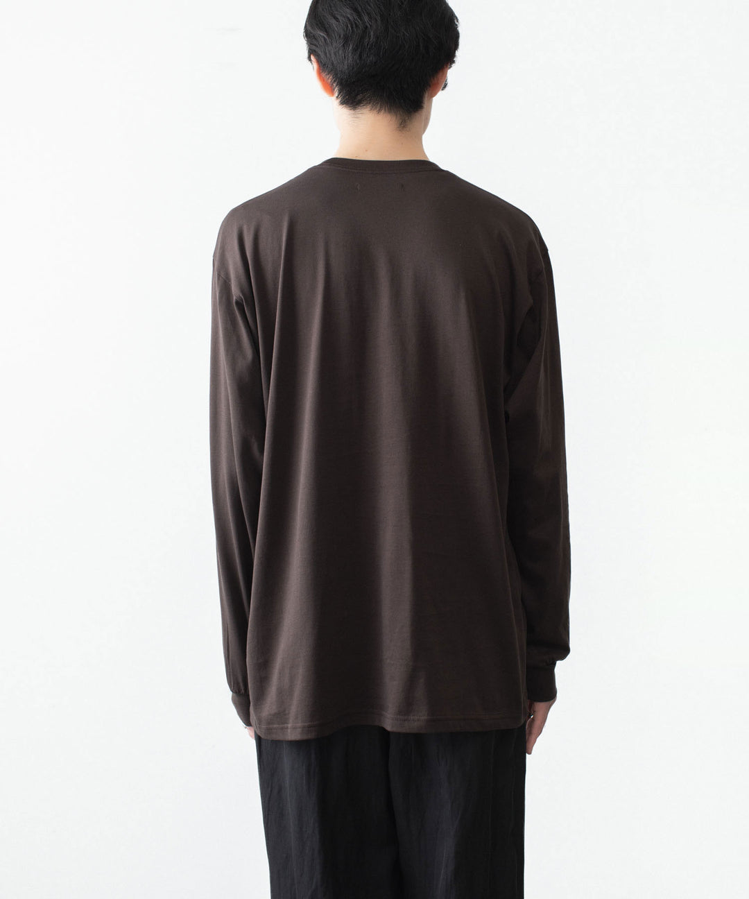 ssstein(シュタイン)のSUVIN COTTON BASIC LS TEE - DARK BROWNの公式通販サイトsession福岡セレクトショップ
