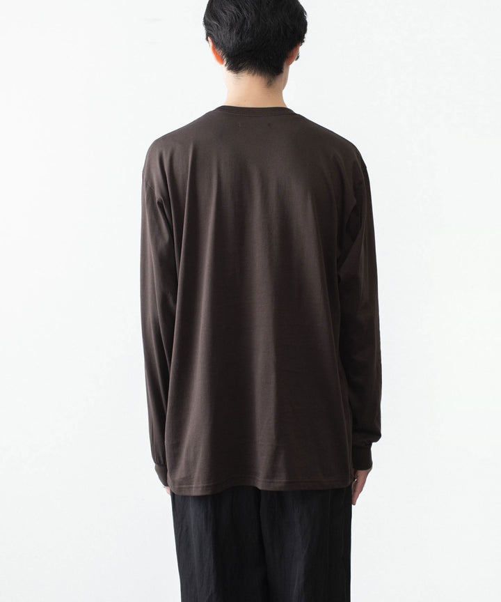 ssstein(シュタイン)のSUVIN COTTON BASIC LS TEE - DARK BROWNの公式通販サイトsession福岡セレクトショップ
