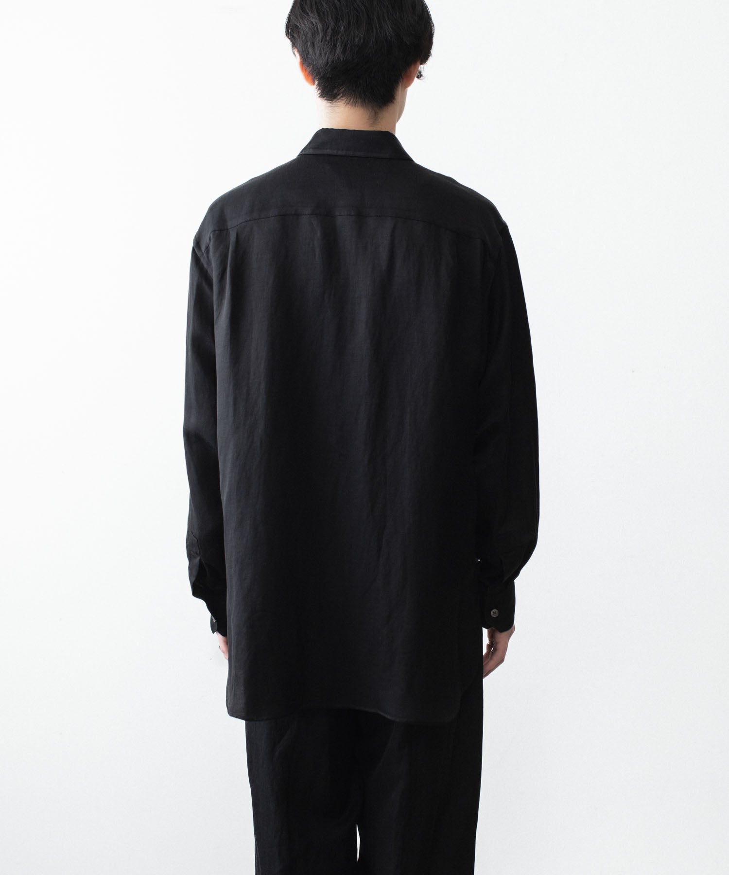 ssstein / シュタイン】VIS/LI BRIGHT TWILL OVERSIZED LS SHIRT