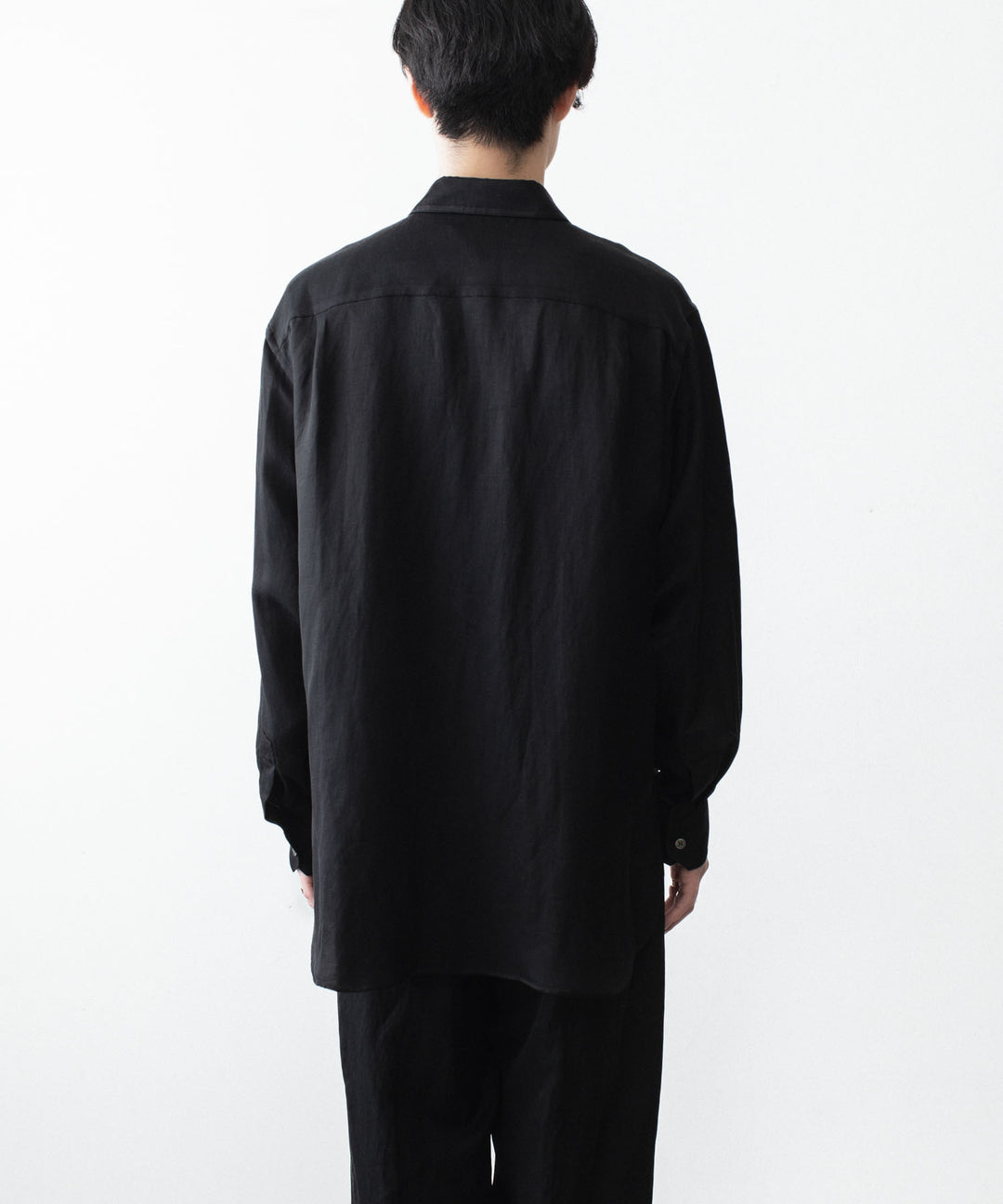 ssstein(シュタイン)のVIS/LI BRIGHT TWILL OVERSIZED LS SHIRT - BLACKの公式通販サイトsession福岡セレクトショップ