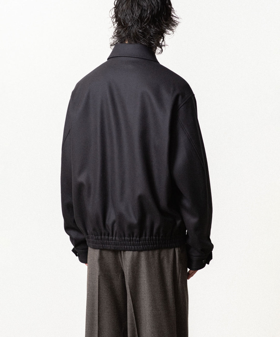 ssstein(シュタイン)のWOOL MELTON HARRINGTON JACKET - DARK CHARCOALの公式通販サイトsession福岡セレクトショップ