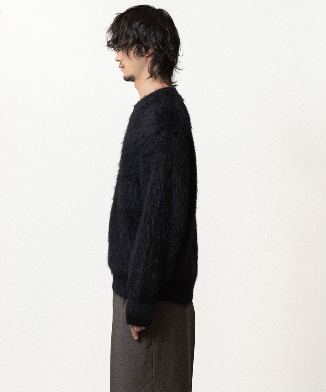 ssstein(シュタイン)の KID MOHAIR KNIT CREW NECK LS - BLACKの公式通販サイトsession福岡セレクトショップ