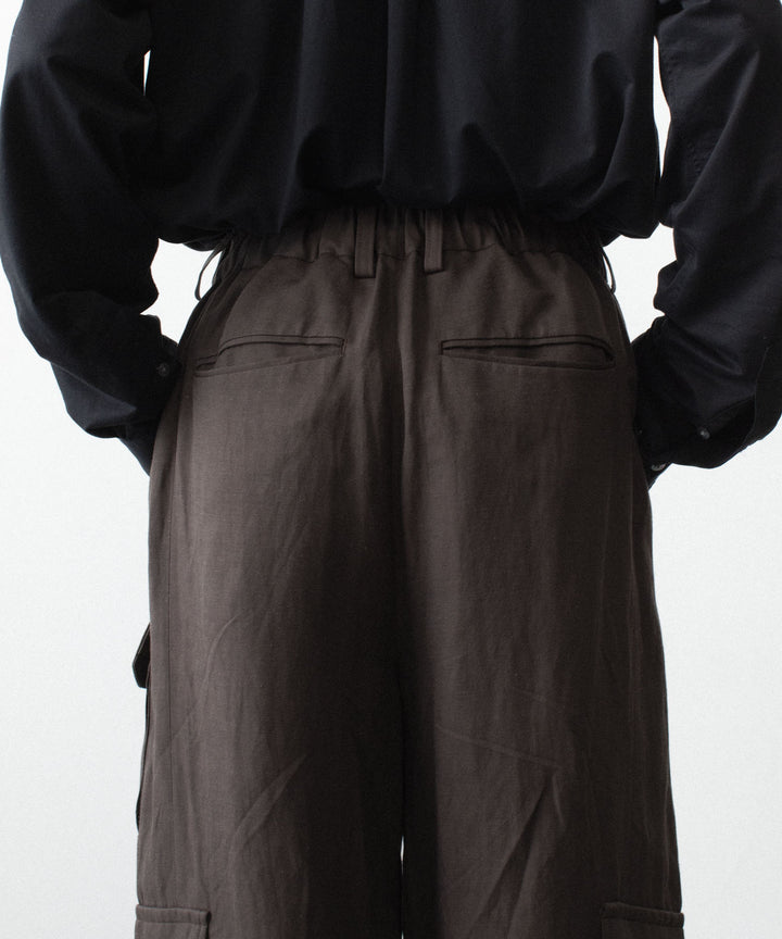 ssstein(シュタイン)のVIS/LI/RA TWILL CARGO TROUSERS - KHAKI BROWNの公式通販サイトsession福岡セレクトショップ