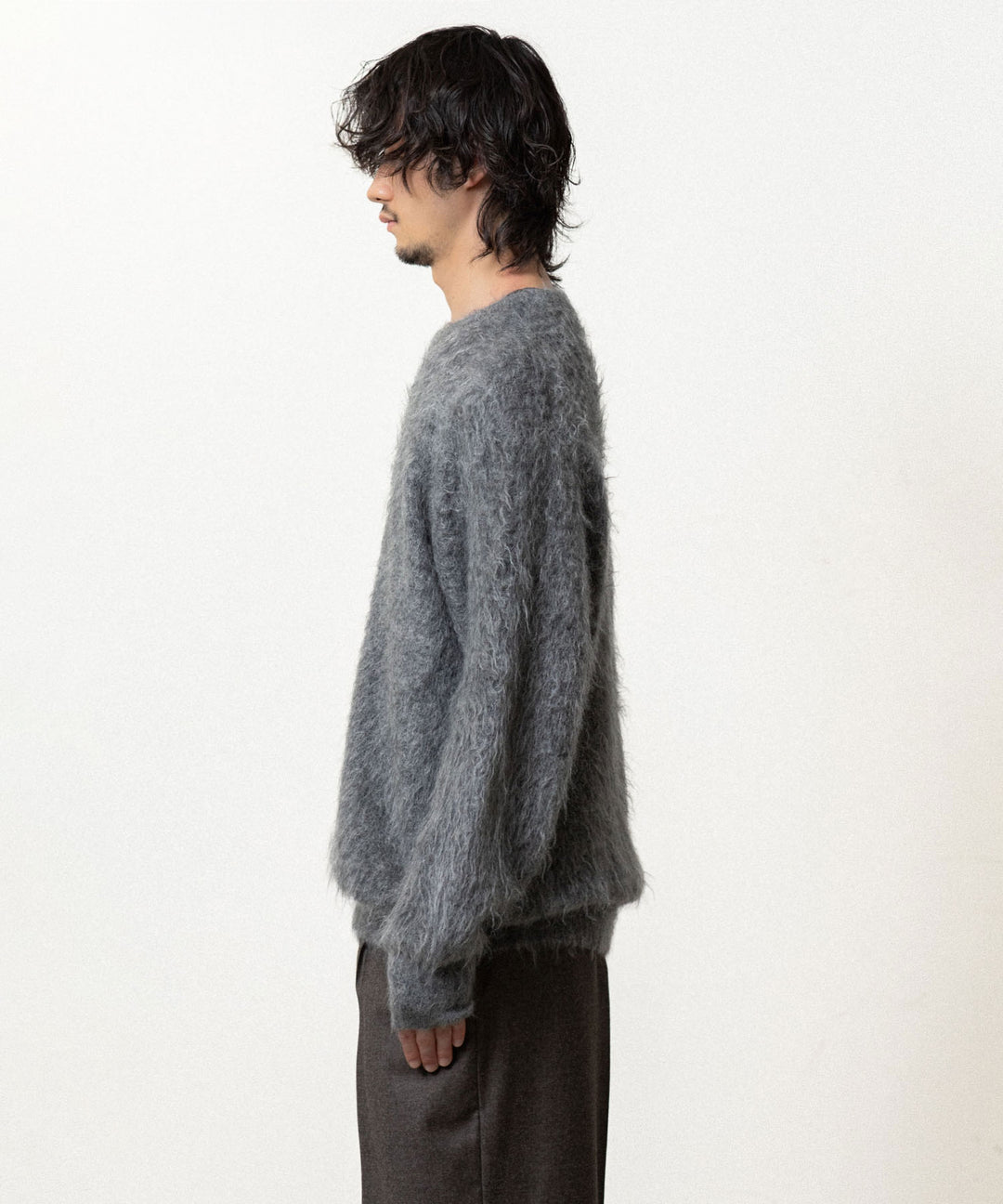 ssstein(シュタイン)の KID MOHAIR KNIT CREW NECK LS - GREYの公式通販サイトsession福岡セレクトショップ