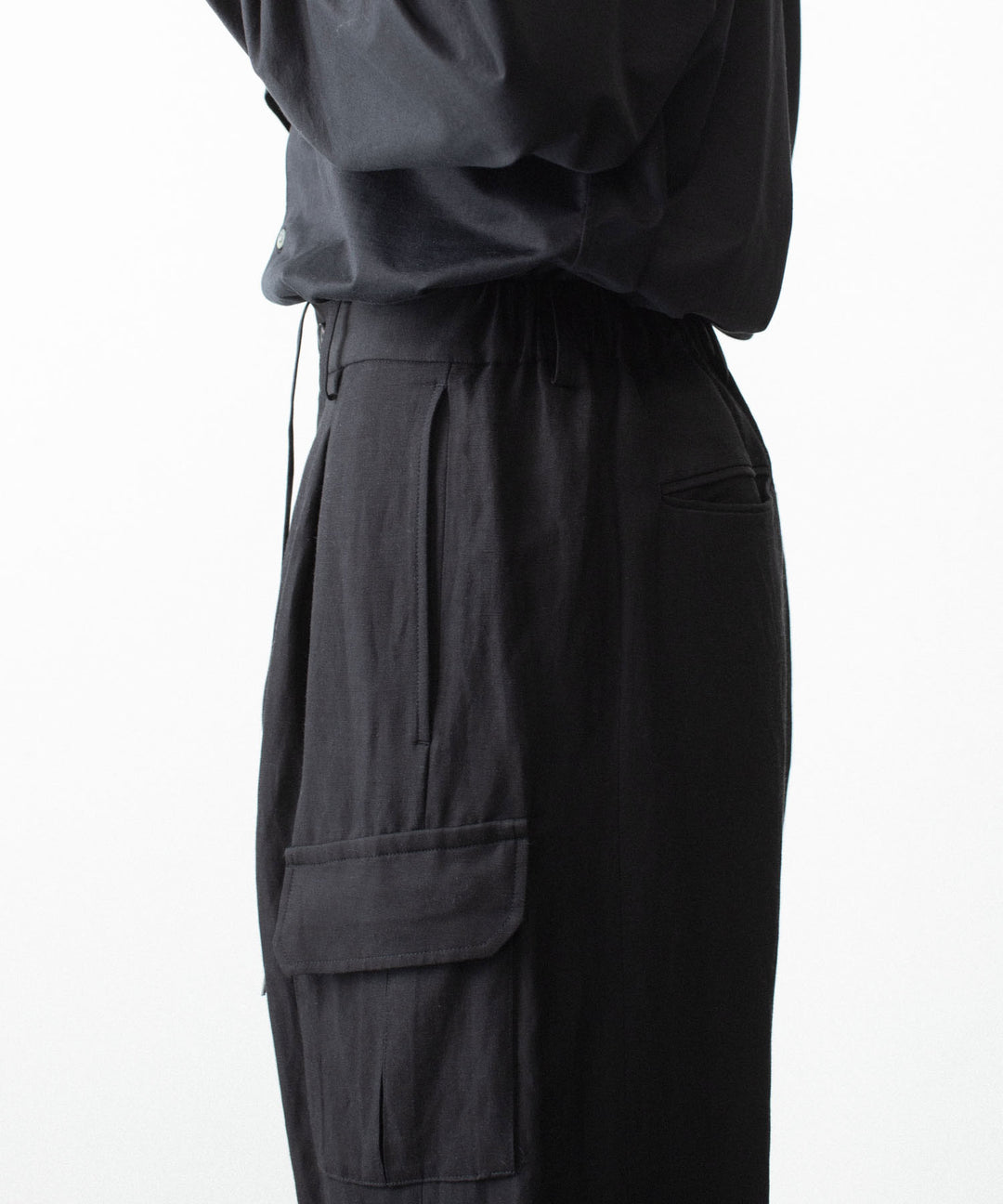 ssstein(シュタイン)のVIS/LI/RA TWILL CARGO TROUSERS - BLACKの公式通販サイトsession福岡セレクトショップ