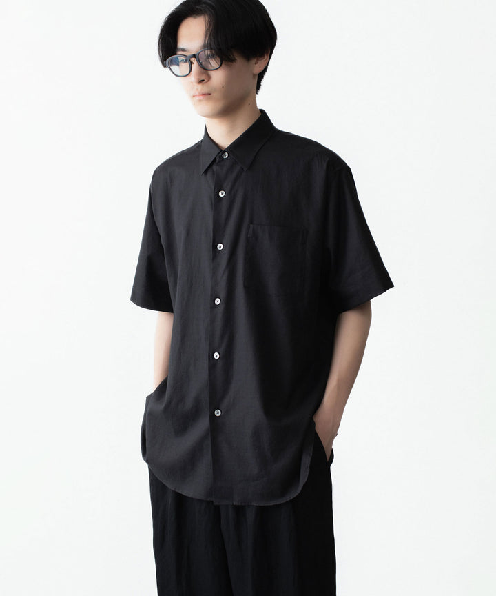 ssstein(シュタイン)のCOTTON SILK OVERSIZED SS SHIRT - BLACKの公式通販サイトsession福岡セレクトショップ