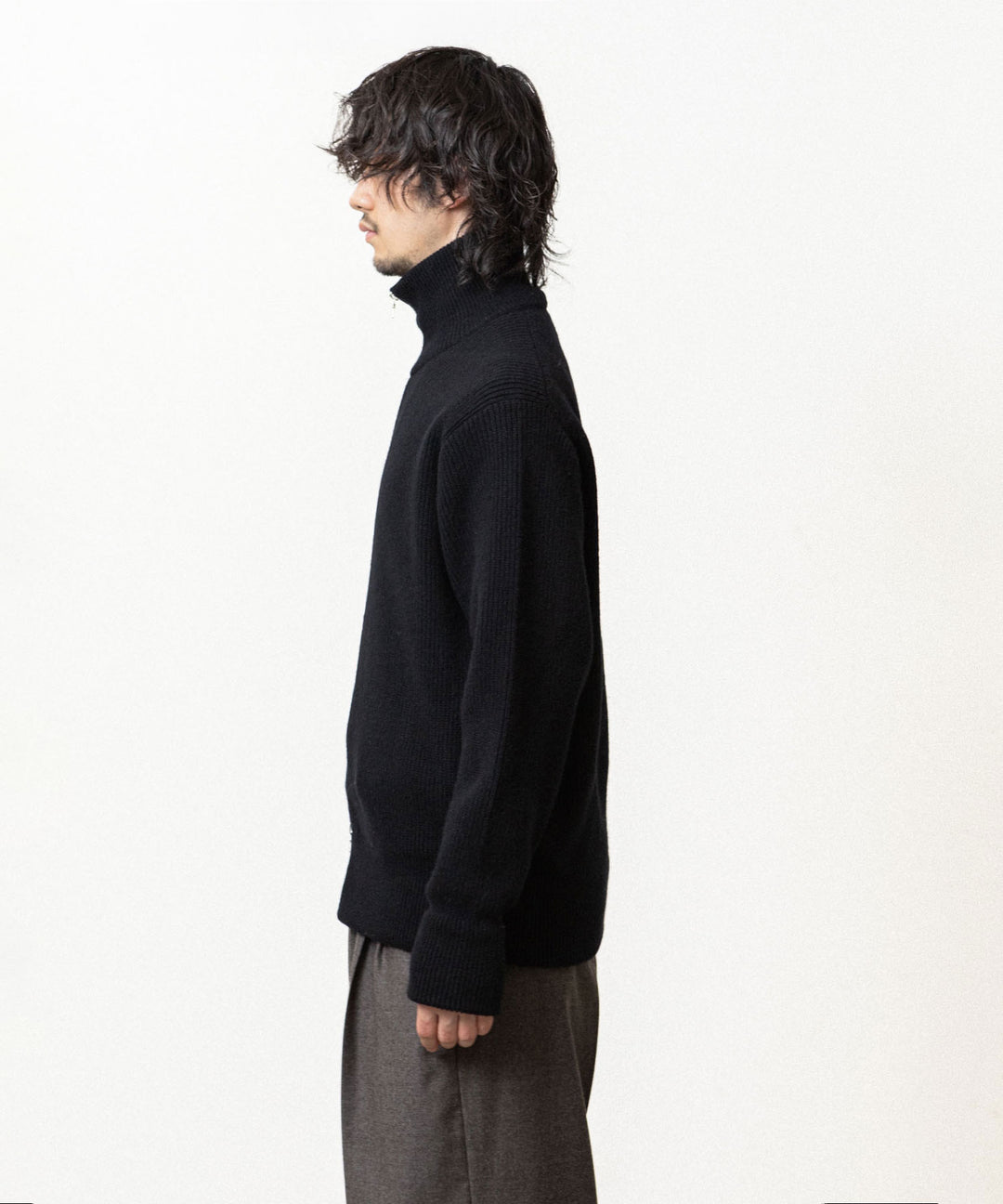 ssstein(シュタイン)のEXTRA FINE WOOL KNIT DRIVERS - BLACKの公式通販サイトsession福岡セレクトショップ