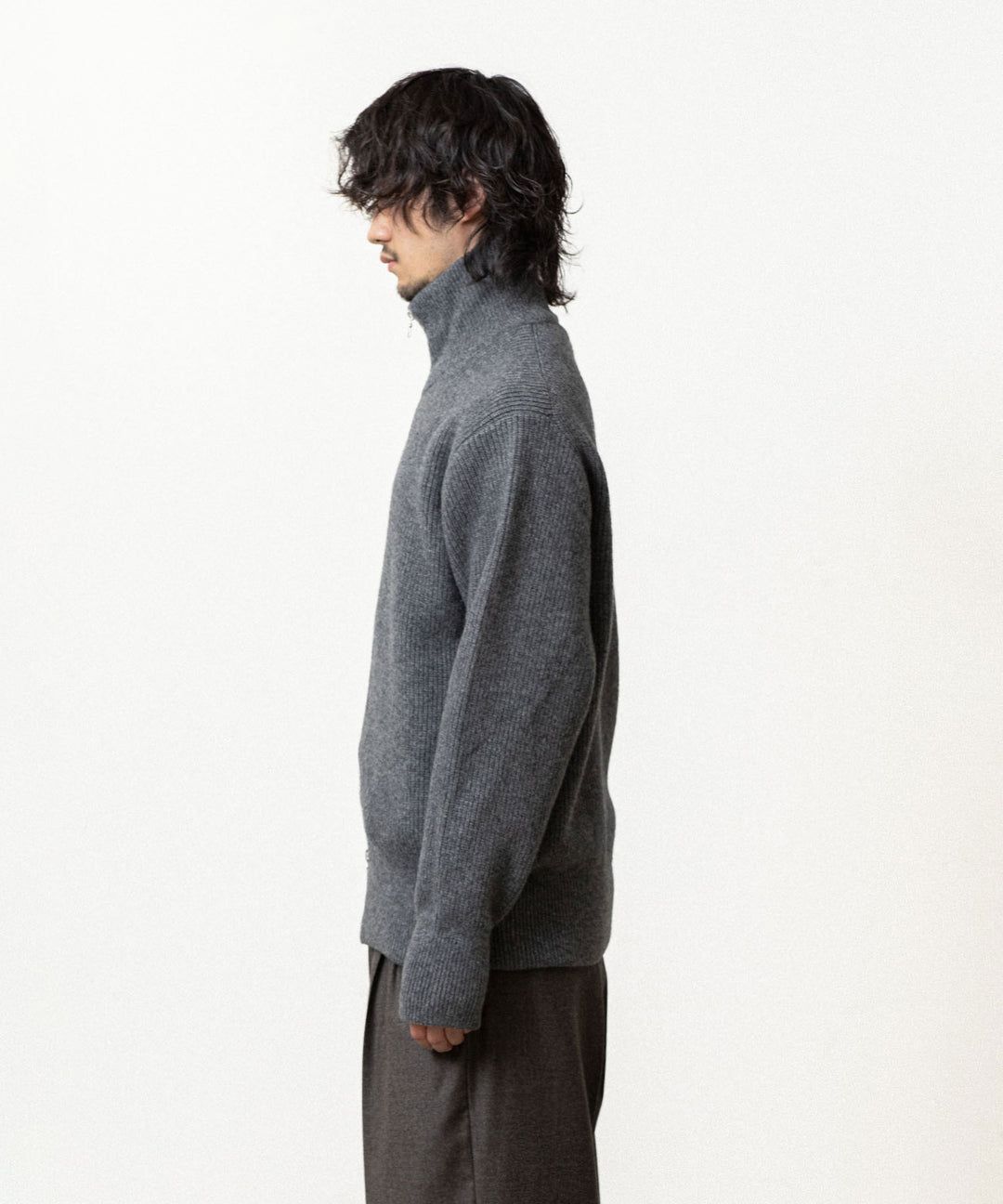 ssstein(シュタイン)のEXTRA FINE WOOL KNIT DRIVERS - GREYの公式通販サイトsession福岡セレクトショップ