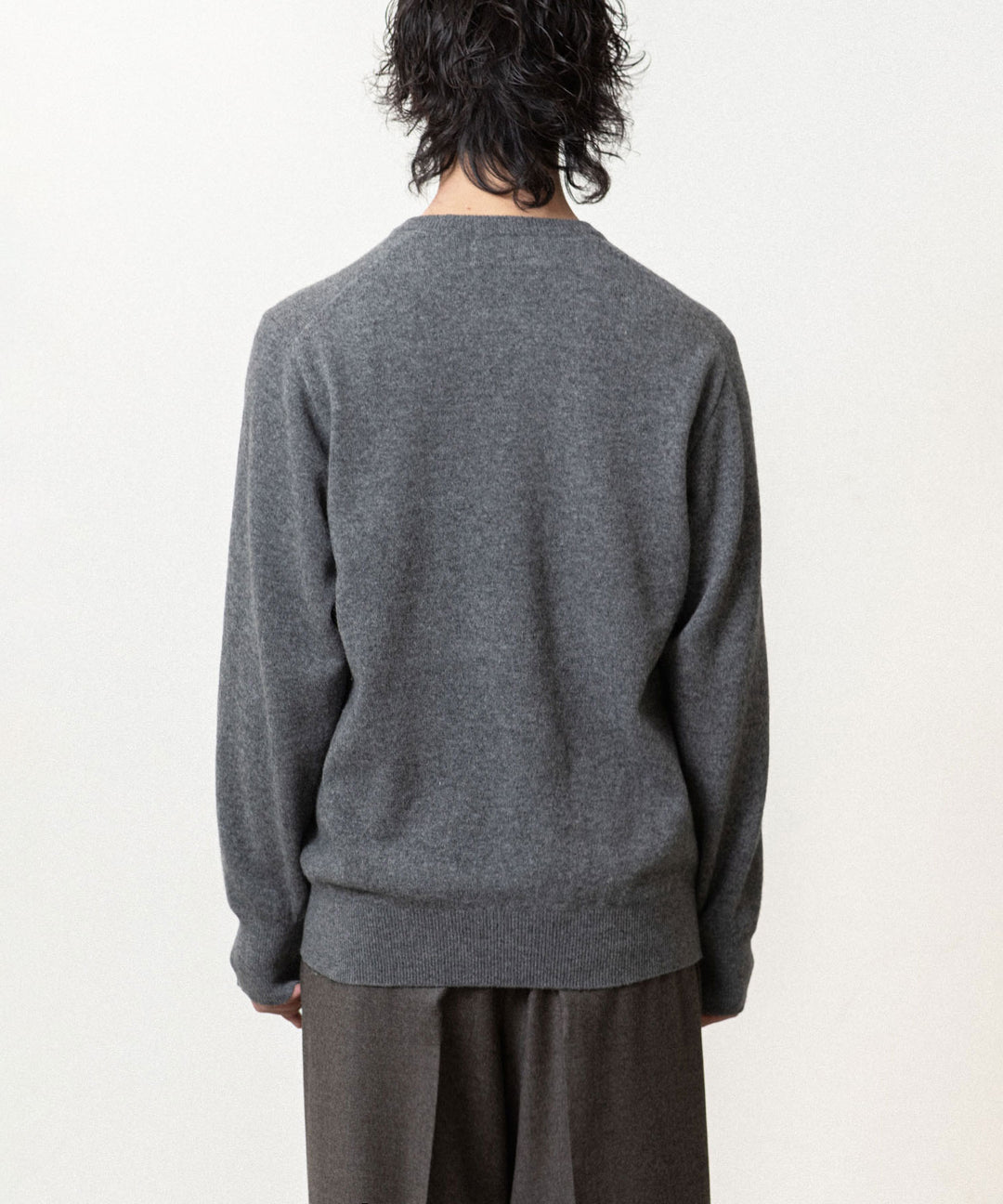 ssstein(シュタイン)のEXTRA FINE WOOL KNIT CREW NECK LS - GREYの公式通販サイトsession福岡セレクトショップ