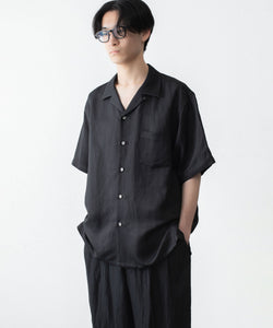 ssstein / シュタイン】VIS/LI BRIGHT TWILL OVERSIZED OPEN COLLAR SS