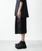 画像をギャラリービューアに読み込む, ssstein(シュタイン)のVIS/LI BRIGHT TWILL CARGO SHORT TROUSERS - BLACKの公式通販サイトsession福岡セレクトショップ
