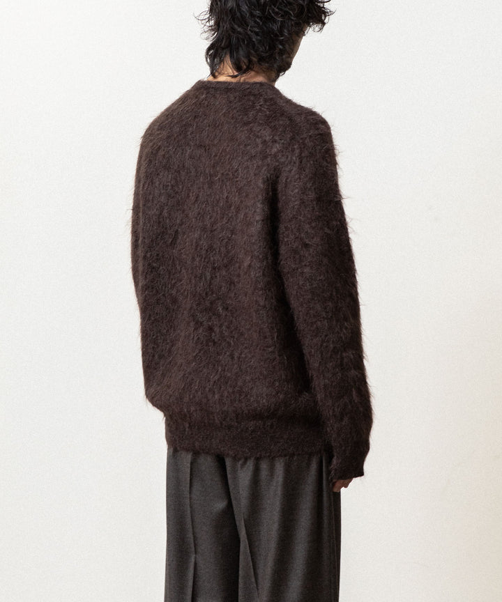 ssstein(シュタイン)の KID MOHAIR KNIT CREW NECK LS - DARK BROWNの公式通販サイトsession福岡セレクトショップ