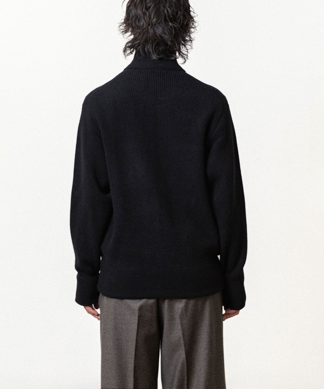 ssstein(シュタイン)のEXTRA FINE WOOL KNIT DRIVERS - BLACKの公式通販サイトsession福岡セレクトショップ