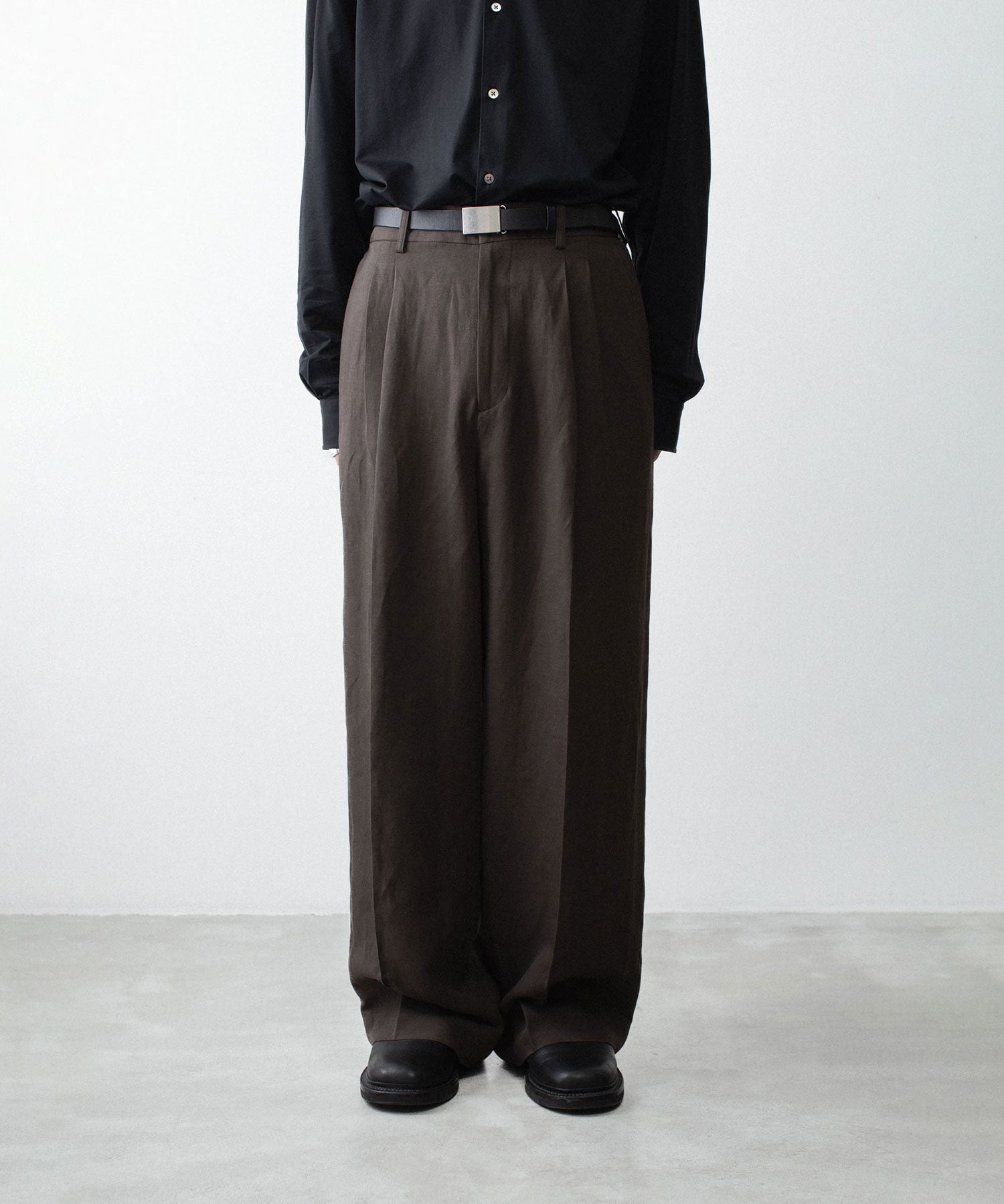 ssstein / シュタイン】VIS/LI/RA TWILL EASY LONG WIDE TROUSERS